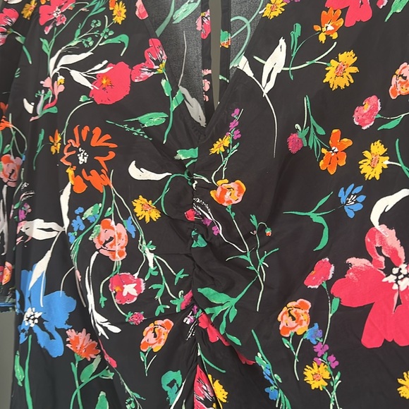 Size M New Day black floral midi dress. NWOT. - Picture 2 of 5